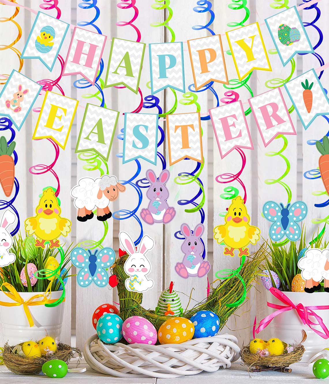 personalized easter gifts, customized easter eggs​, easter banner ideas, easter rabbit headband​, customized easter basket​, custom printed tablecloths​​​