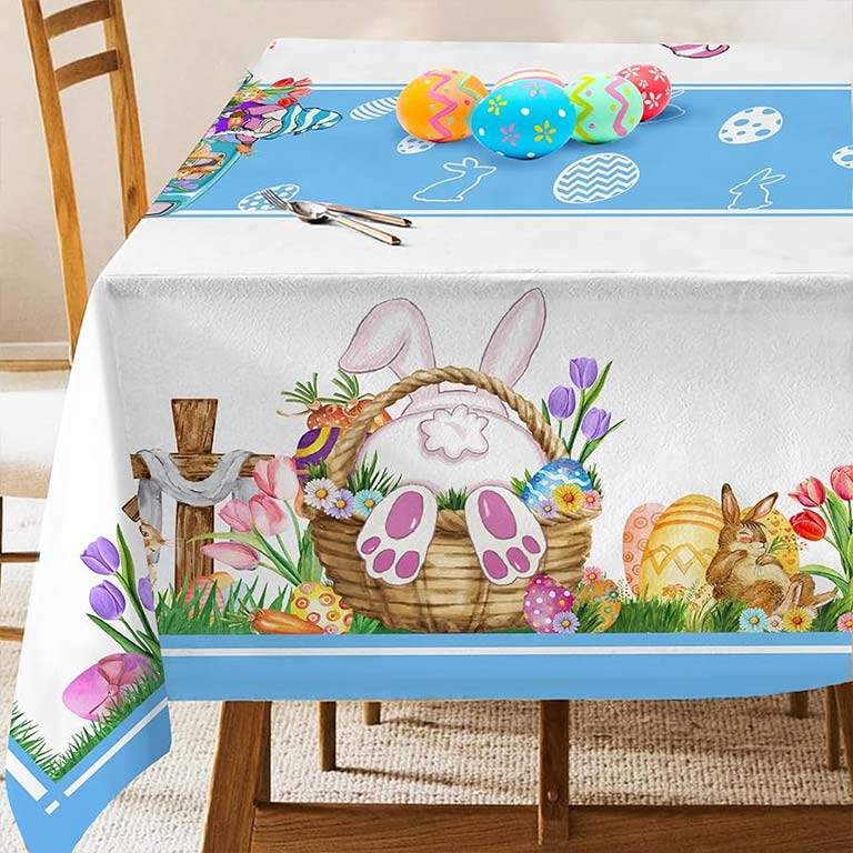 personalized easter gifts, customized easter eggs​, easter banner ideas, easter rabbit headband​, customized easter basket​, custom printed tablecloths​​​